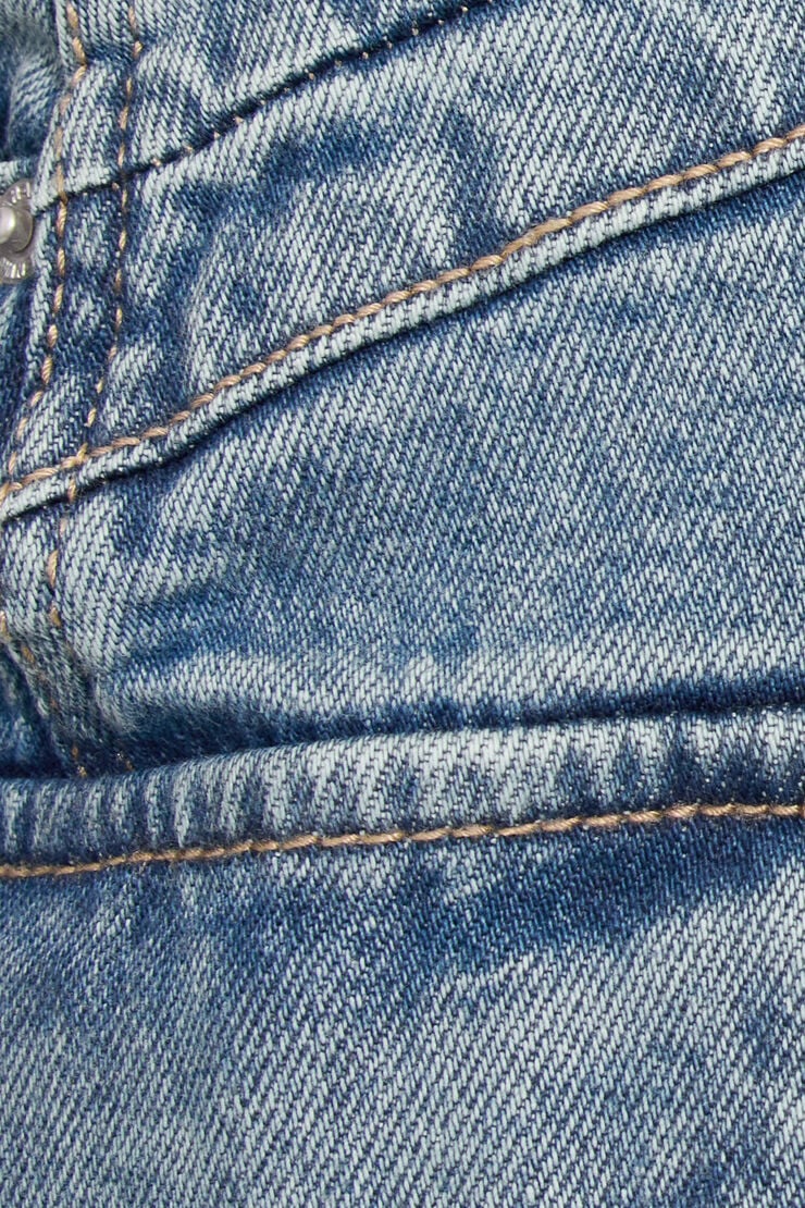 Denim Cargo Skort Angle 3