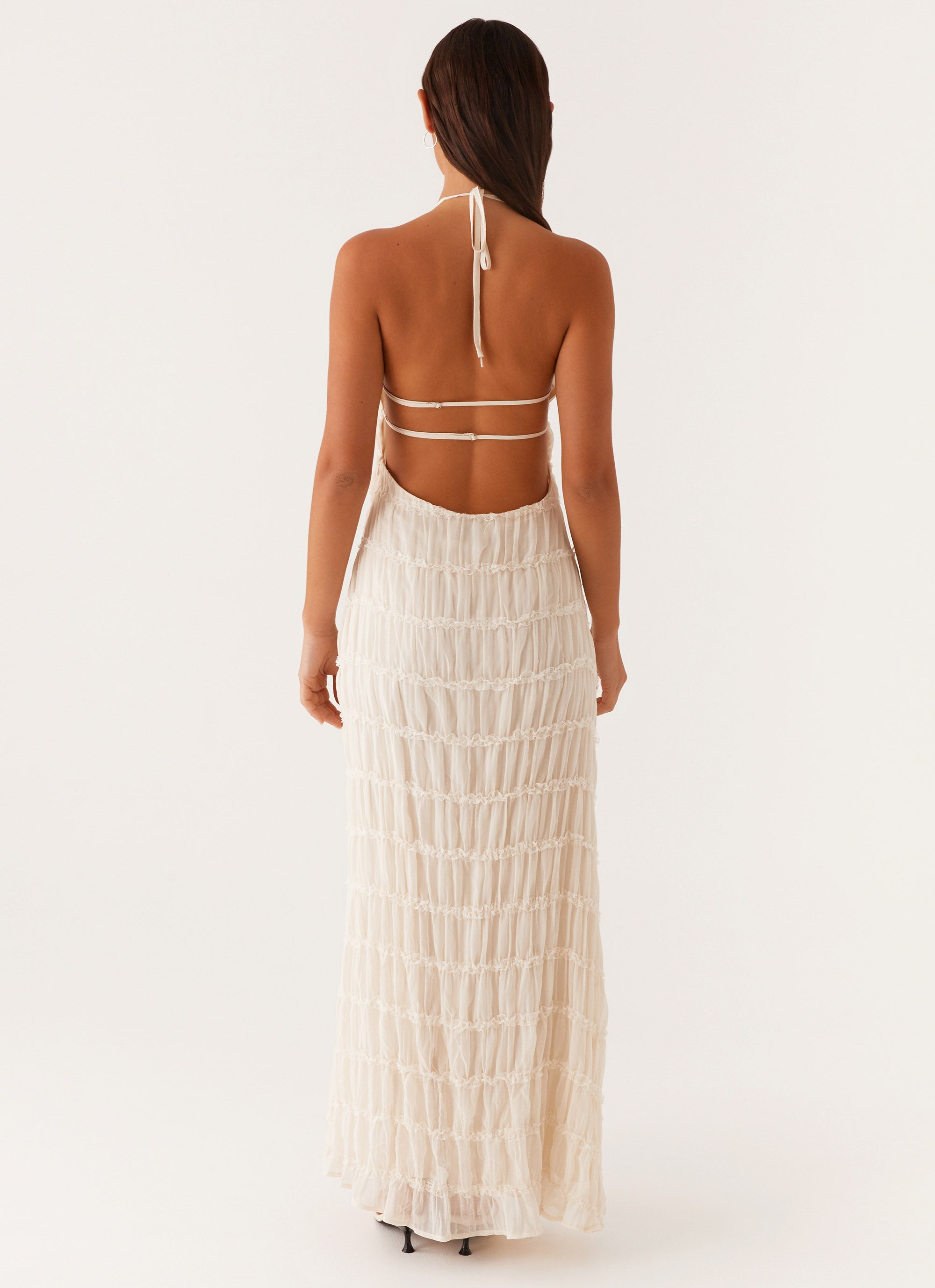 :Aullie Maxi Dress - Ivory Angle 2