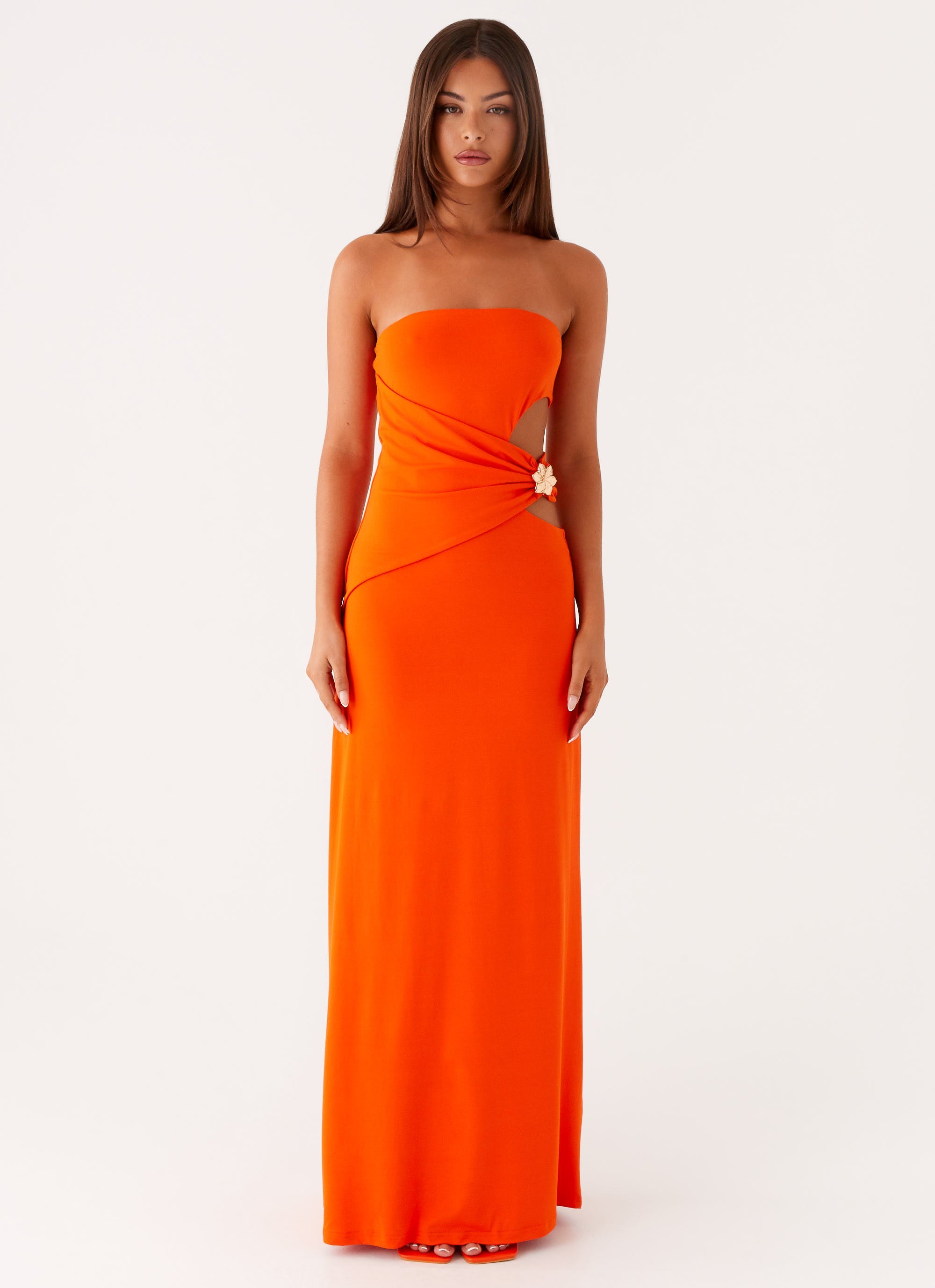 :Anetta Maxi Dress - Orange