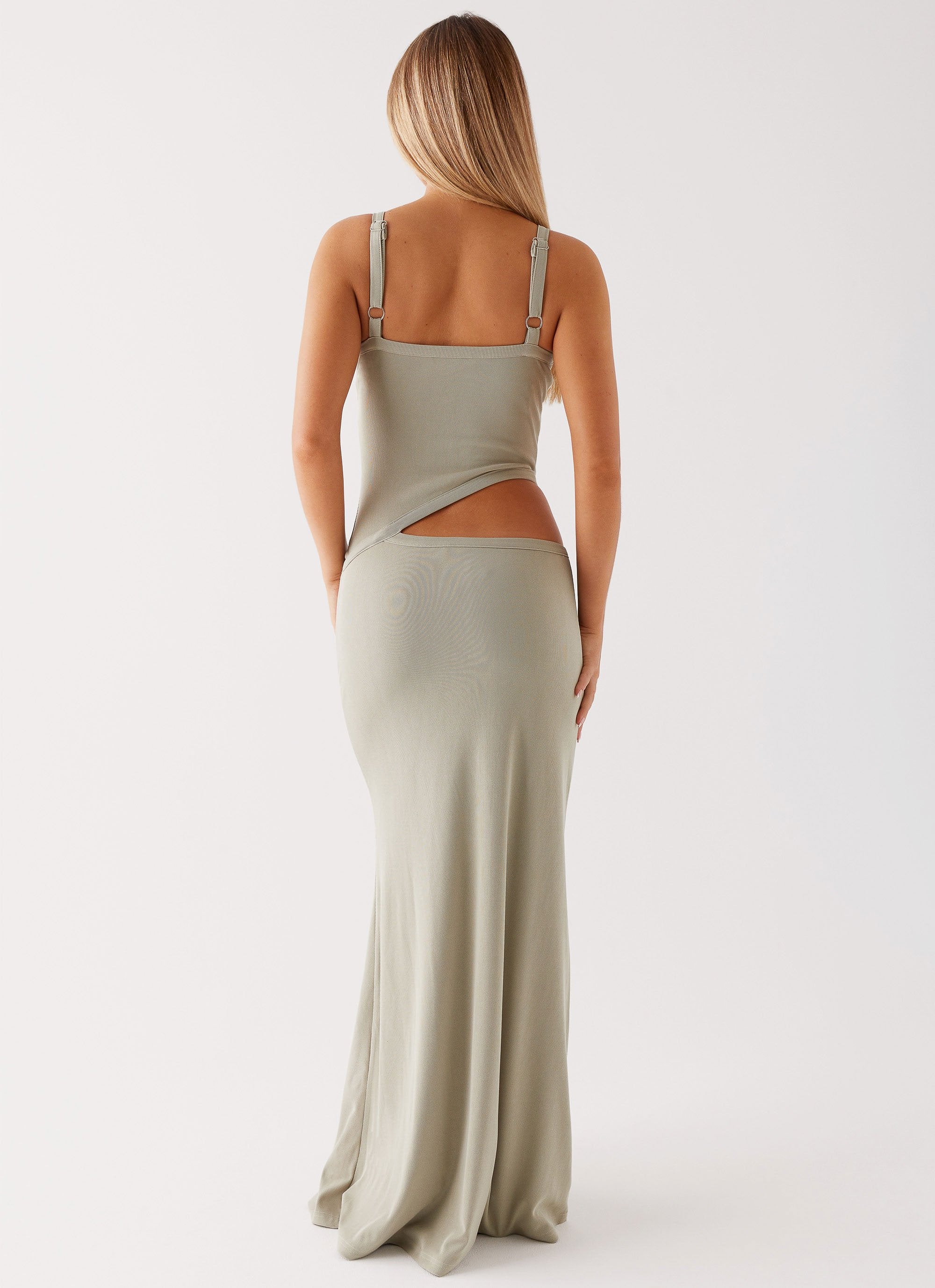 :Jocelyn Maxi Dress - Sage Angle 2